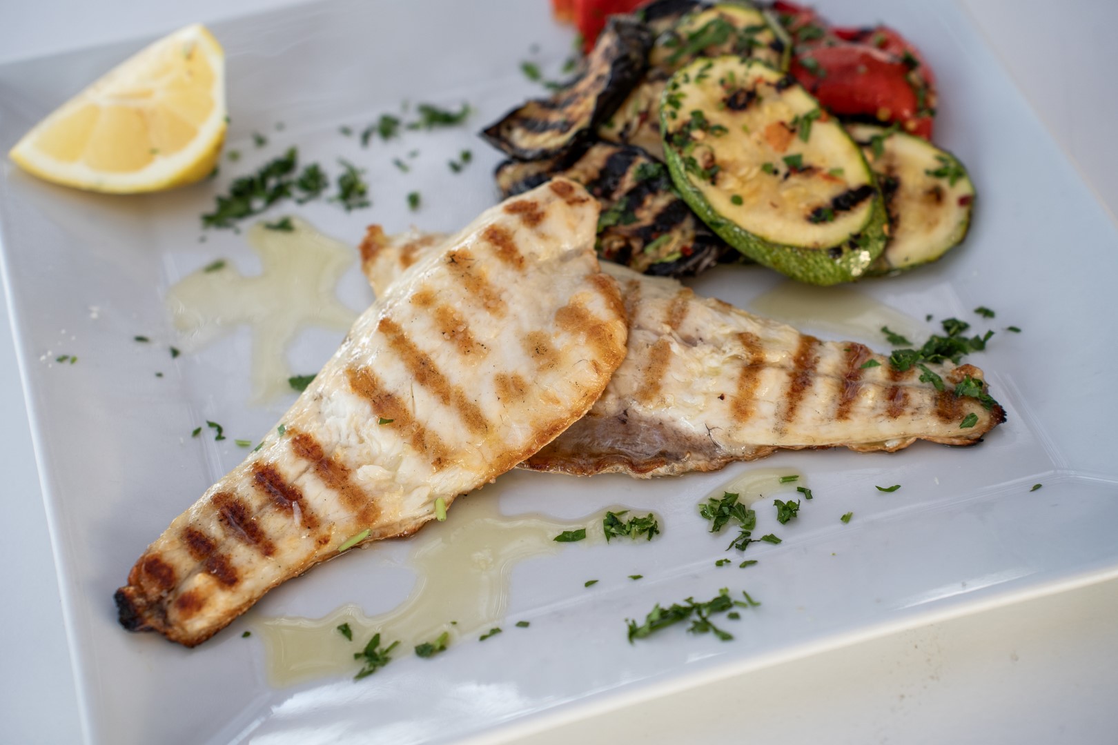 Grilled fish